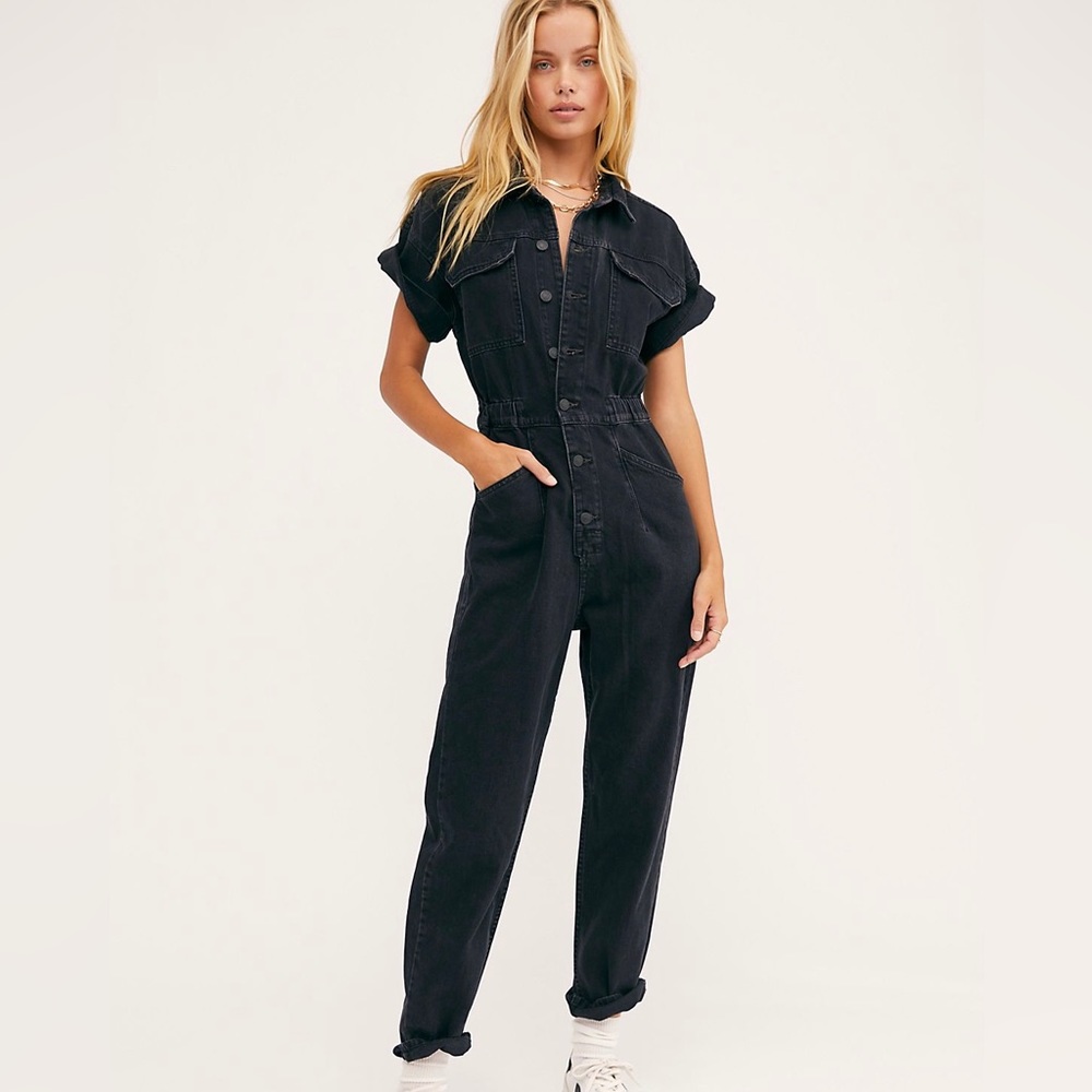 NWT Black Marci Coverall